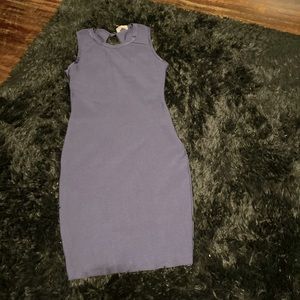 Blue Fitted Dress